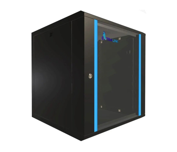 ExtraLink Lite 12U 530x400 Czarna wisząca - 1484055 - zdjęcie